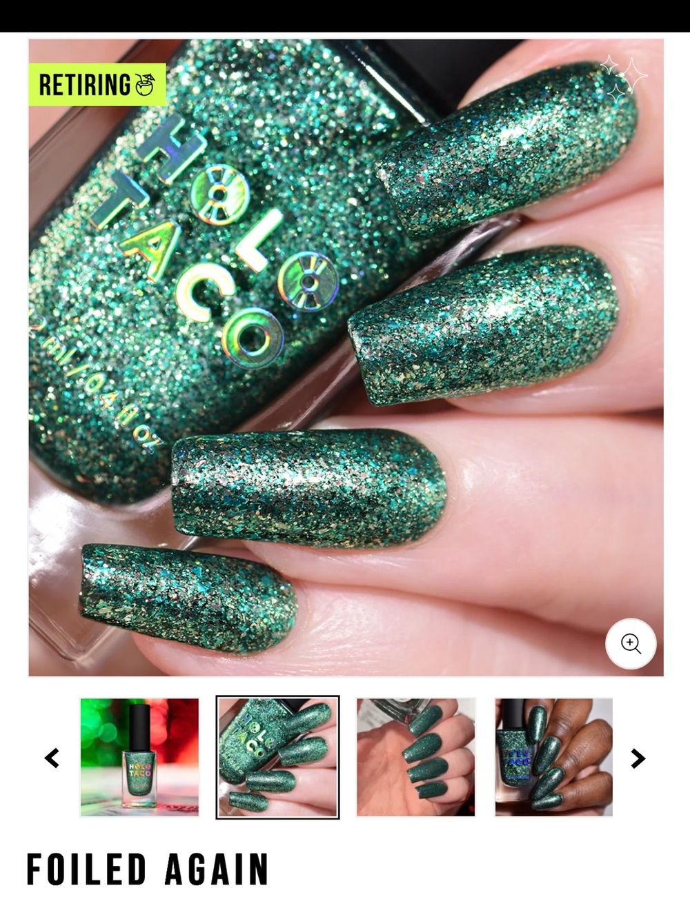 Holo Taco Foiled Again  – Retired Rare HT Declassified - Picture 3 of 3